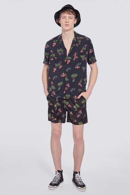 Chemise imprimé Hawaï waimea